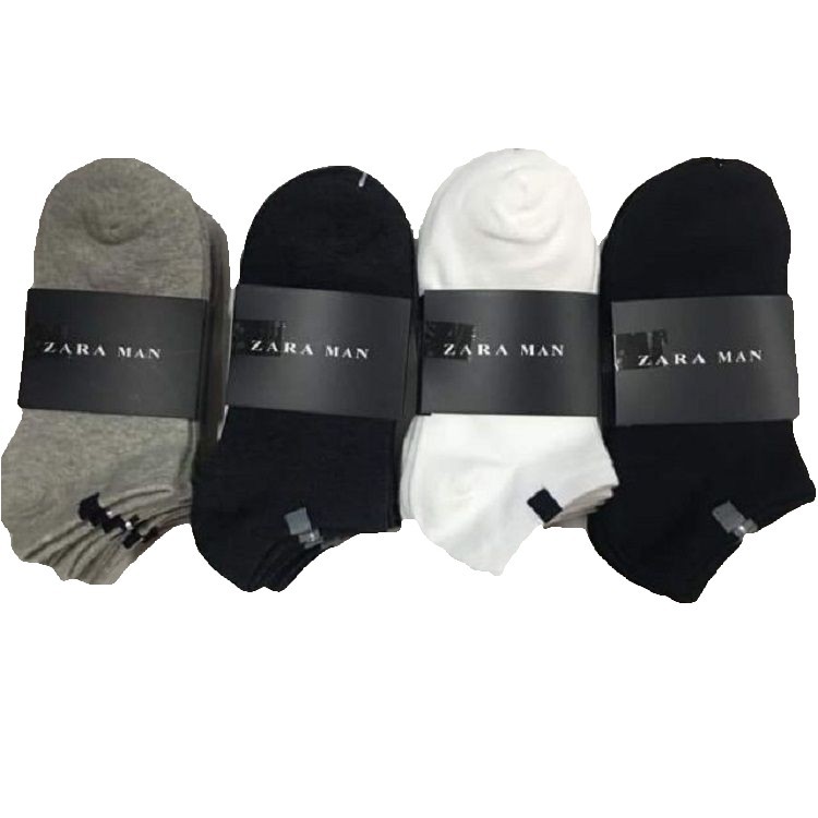 [HCM][Ảnh thật] Combo 10 Đôi Tất vớ nam tất nam ZARA cổ ngắn tất nam công sở siêu bền khử mùi