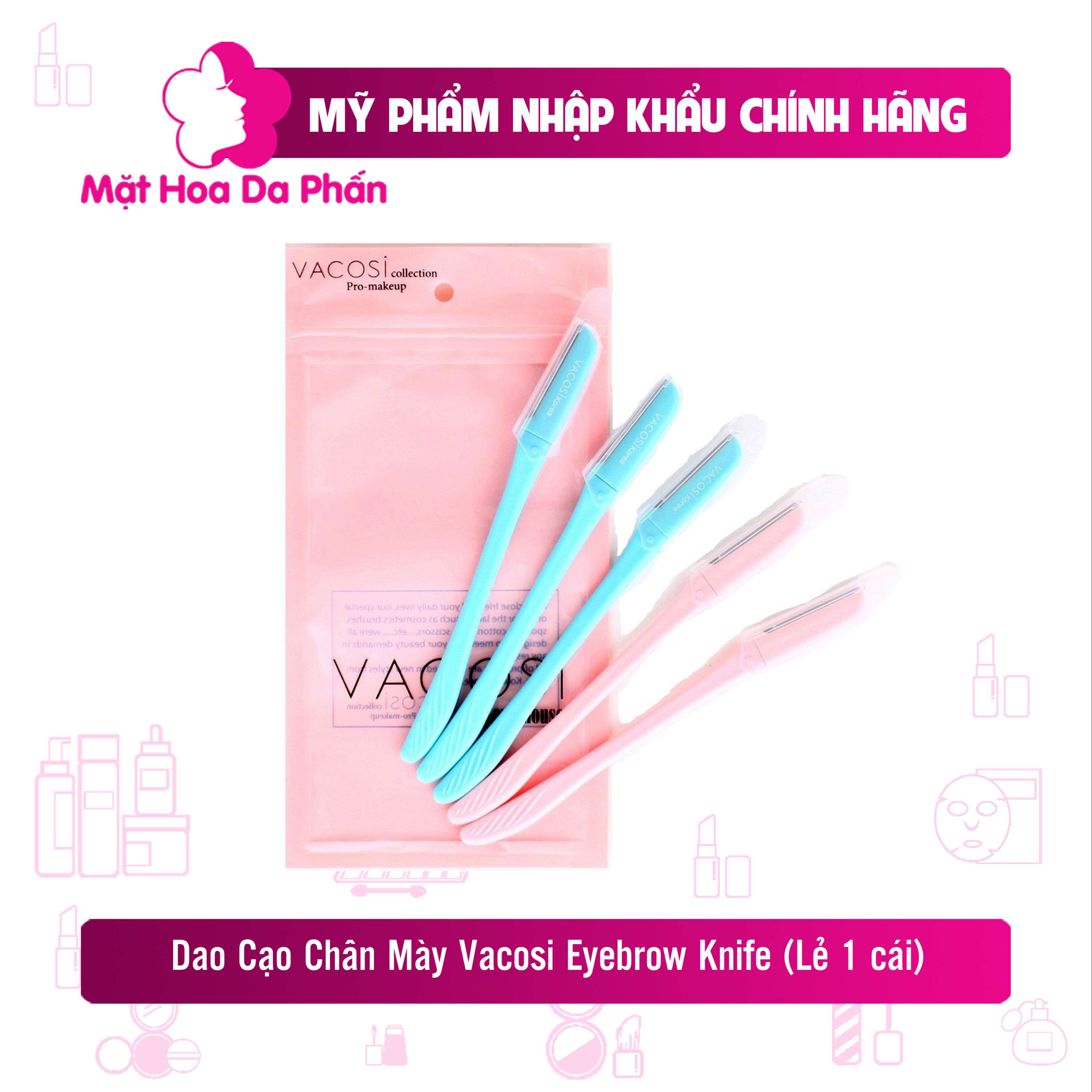 Dao Cạo Chân Mày Vacosi Eyebrow Knife