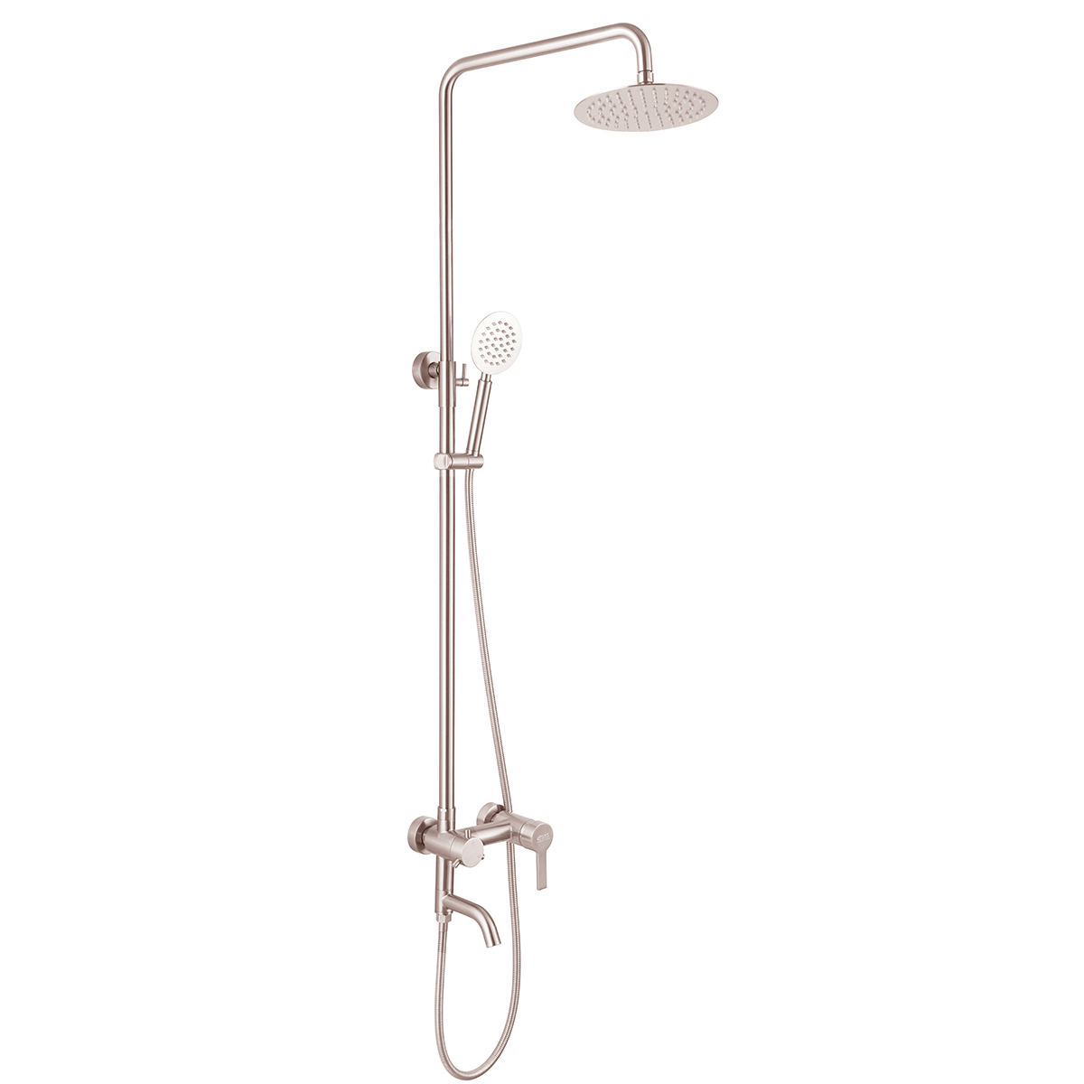 Cây sen tắm đứng nóng lạnh inox 304 eurolife el-s910
