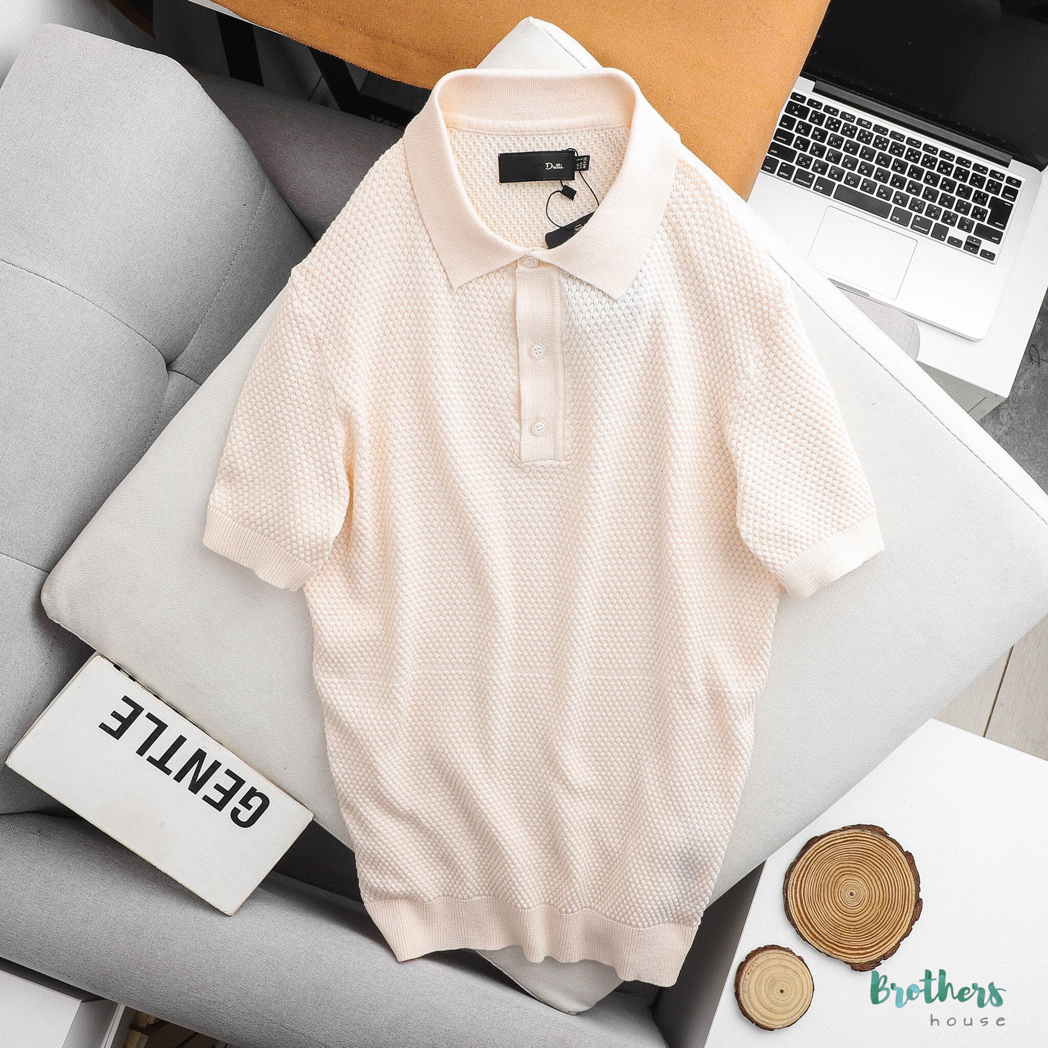 [HCM]Áo polo Massimo Dutti dệt len lên dáng bao sang