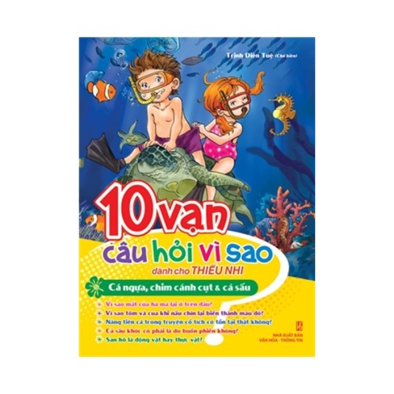 Mua 10 vạn câu hỏi vì sao - Cá ngựa, chim cánh cụt và cá sấu