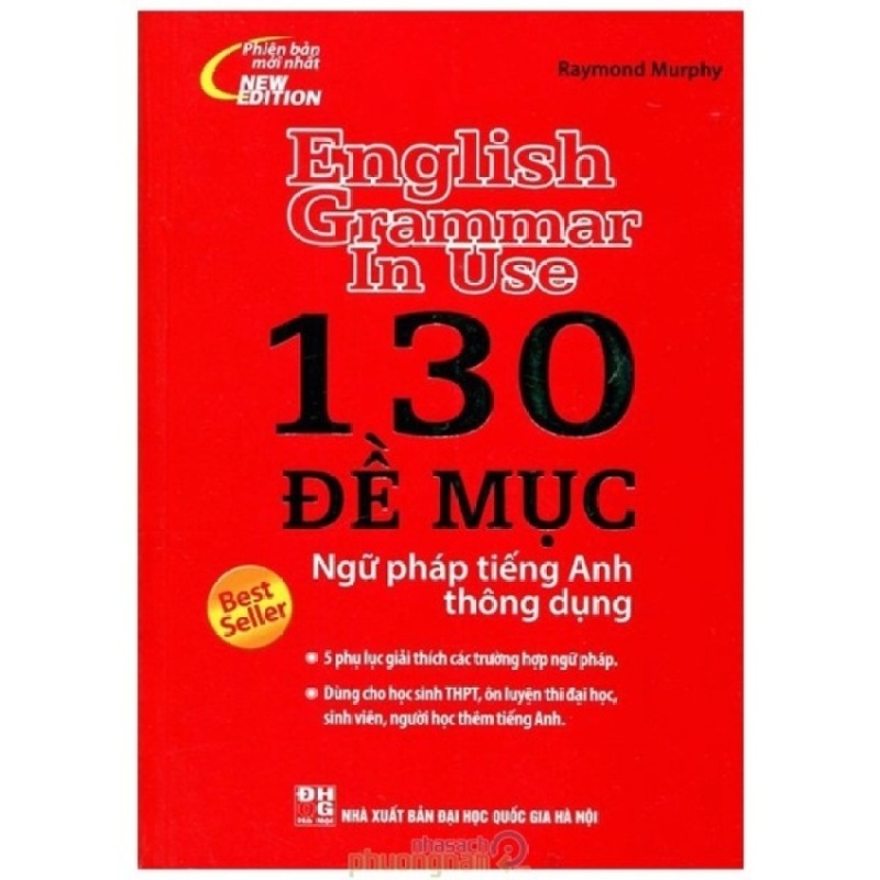 Mua 130 Đề Mục Ngữ Pháp Tiếng Anh Thông Dụng (Bìa đỏ)