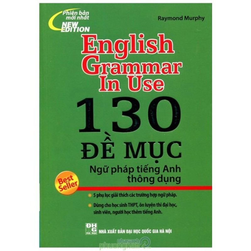Mua 130 Đề Mục Ngữ Pháp Tiếng Anh Thông Dụng (Bìa xanh)
