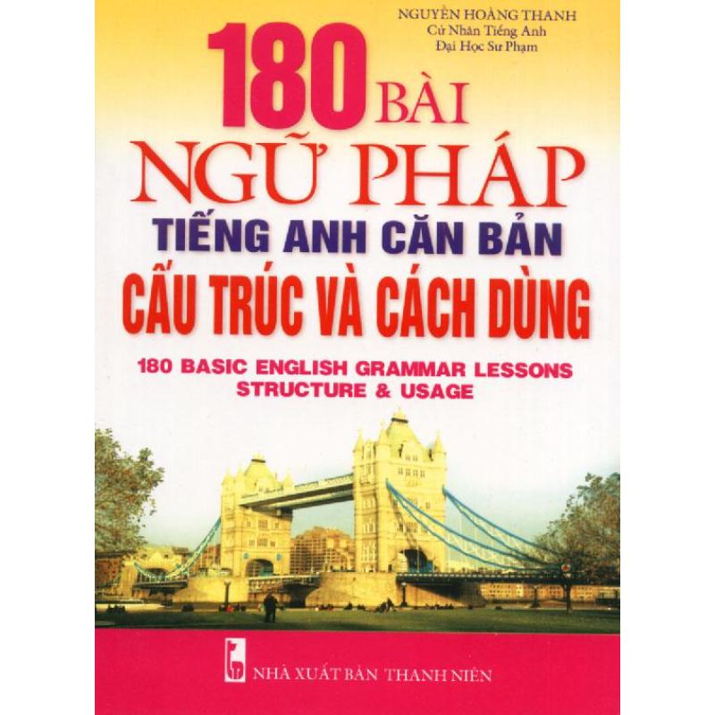 Mua 180 bài ngữ pháp tiếng Anh căn bản cấu trúc và cách dùng