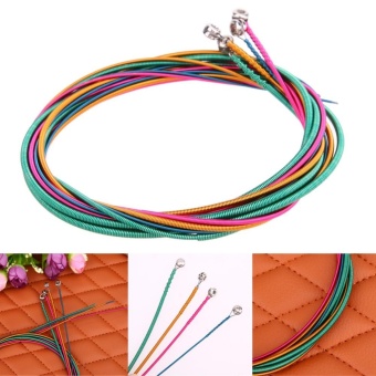 Sale 4pcs Colorful Electric Bass Strings Hexagonal Core Nickel AlloyWound (Multicolor) - intl mua tiết kiệm - Giá chỉ 127.190đ