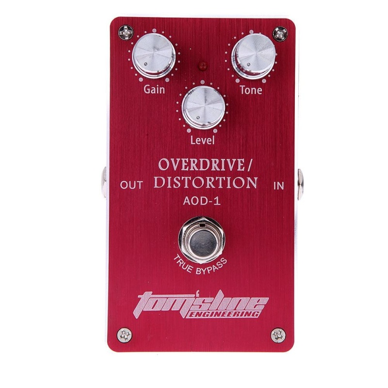 Aroma AOD-1 Overdrive Distortion Electric Guitar Effect Pedal
Aluminum Alloy Housing True Bypass - intl