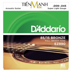 Bộ dây đàn guitar acoustic cỡ 9 d'addario ez890 - hãng phân phối chính thức