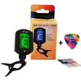 Bộ máy lên dây đàn guitar tuner et-33 cao cấp + pick alice