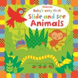 Bộ sách trượt tiếng Anh 3D: Babys Very First Slide and See Animals