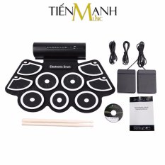 Bộ Trống điện tử 9 Mặt Konix MD760 - Electronic Drum Kit Ultra Portable 9 Pad Digital - Hãng Phân Phối chính thức