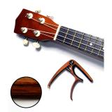 Capo kẹp đàn guitar vân gỗ nâu sẫm