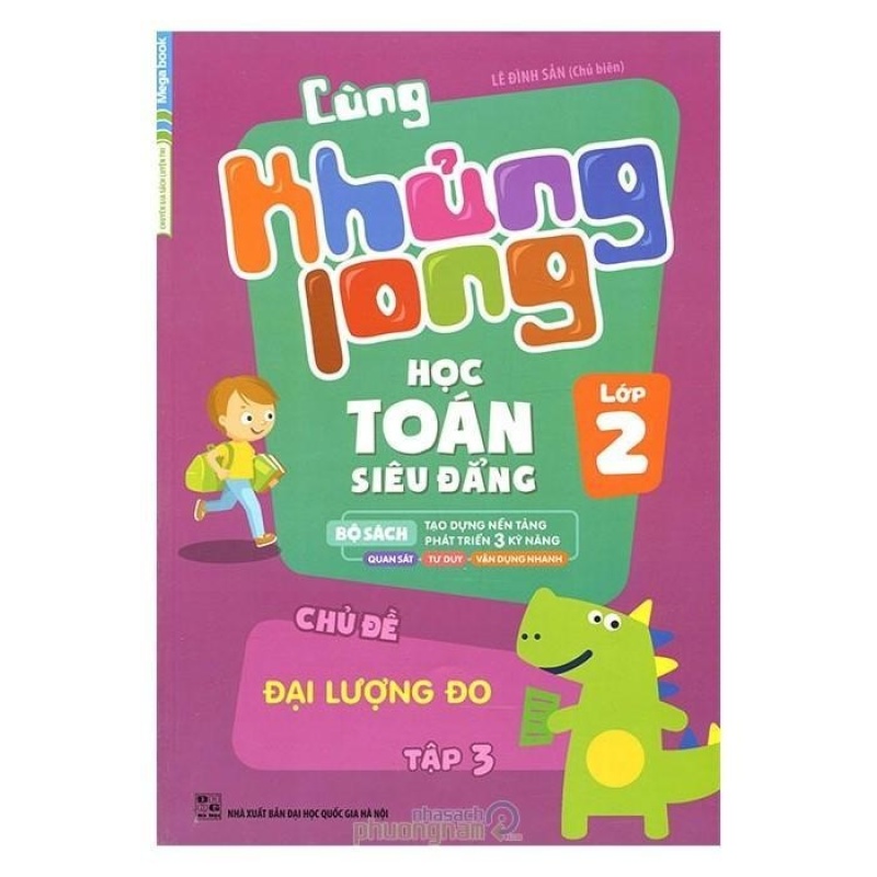 Mua Cùng Khủng Long Học Toán Siêu Đẳng - Lớp 2 (Tập 3)