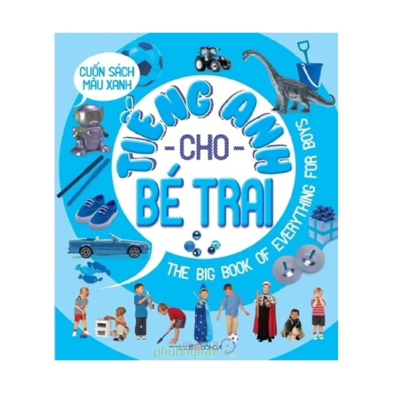 Mua Cuốn Sách Màu Xanh - Tiếng Anh Cho Bé Trai