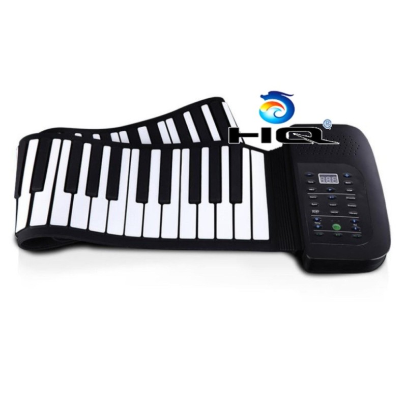 Đàn Piano điện tử bàn phím cuộn dẻo 88 keys HQ 4TI56 + Tặng 1 móc khóa da cao cấp K 550