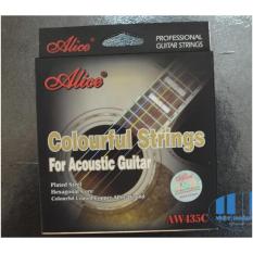 Dây đàn Guitar Acoustic Alice AW435C Colorful Strings - HappyLive Shop