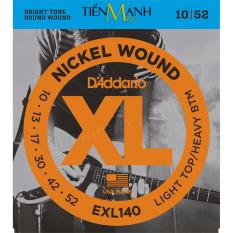 D'addario exl140 - bộ dây đàn guitar điện electric strings cỡ 10-52