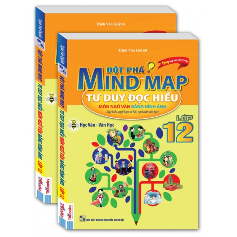Mua Đột phá mind map-Tư duy đọc hiểu môn ngữ văn bằng hình ảnh lớp 12.