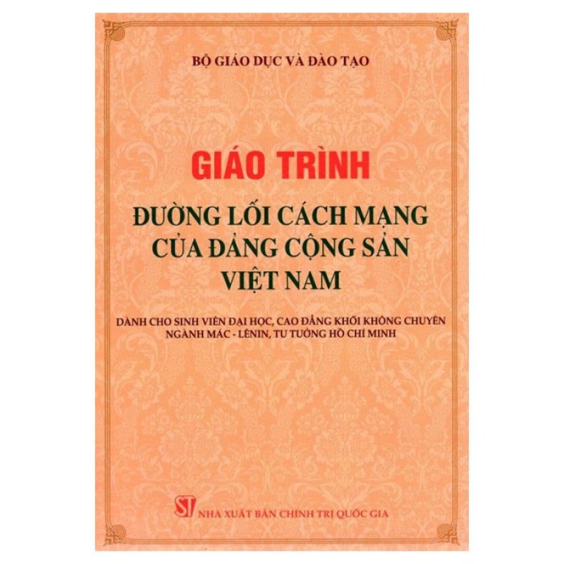 Mua Giáo Trình Đường Lối Cm Của Đcs Việt Nam