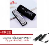 Kèn harmonica Swan Key C cao cấp + Tặng đèn pin chống nước