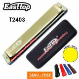Kèn harmonica tremolo Easttop T2403 Vàng key C (Gold)