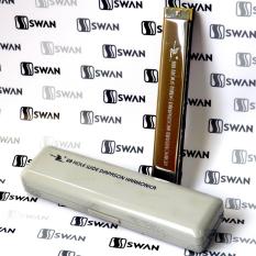 Kèn harmonica tremolo swan 28 lỗ sw28 key c bạc