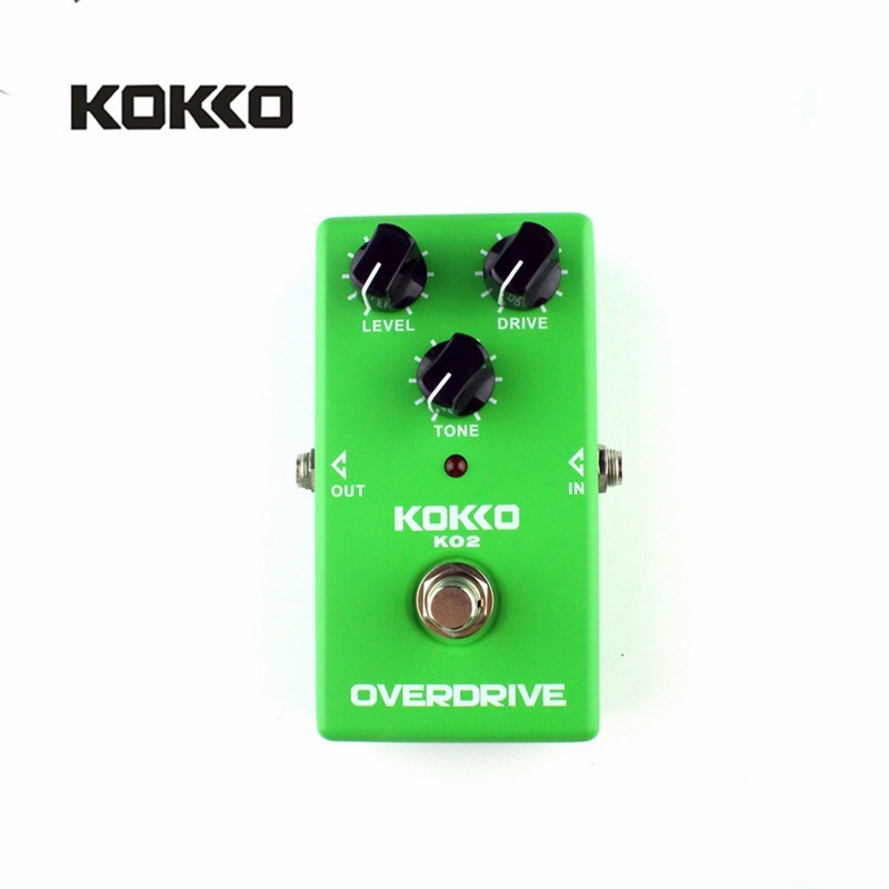 KOKKO KO2 Vintage Tube Overdrive Guitar Effects Pedal Analog Overdrive Guitarra Effects High Gain Booster True Bypass Parts - intl