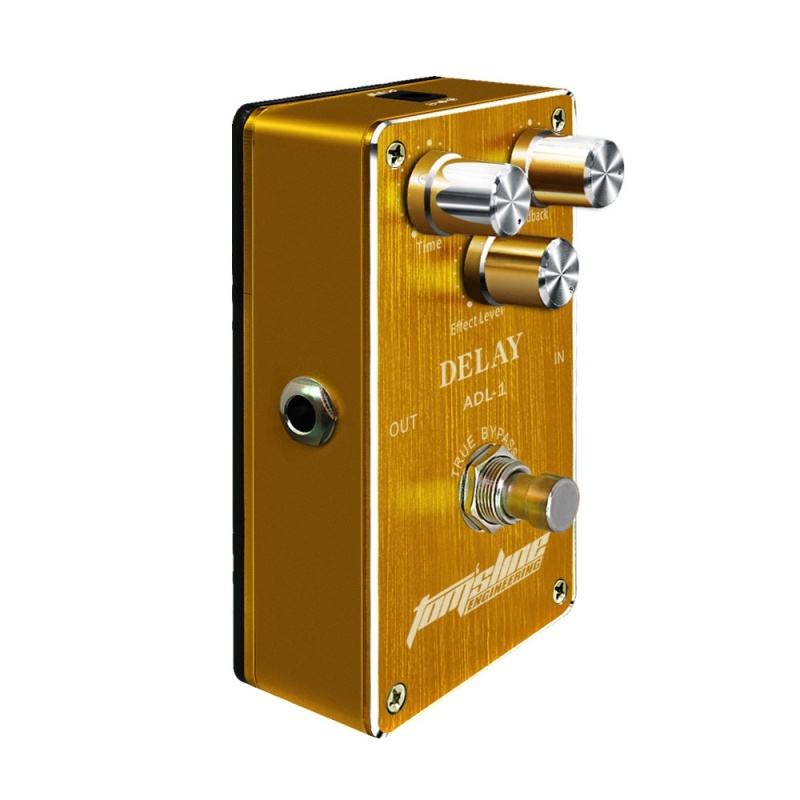Media, Music Books Effects Pedals Adl-1 Delay Electric Guitar Effect Pedal Aluminum Alloy Housing True Bypass - intl