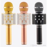 Micro hát karaoke bluetooth 3in1 kèm loa ws-858 - dcws858