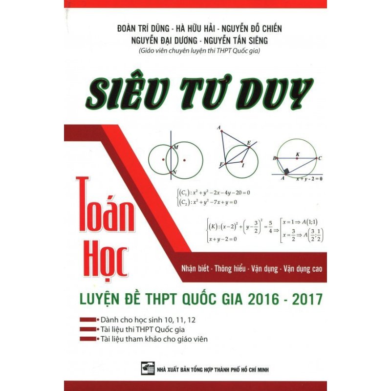 Mua Siêu Tư Duy Toán Học - Luyện Đề THPT Quốc Gia 2016 - 2017 - Nhiều
Tác Giả