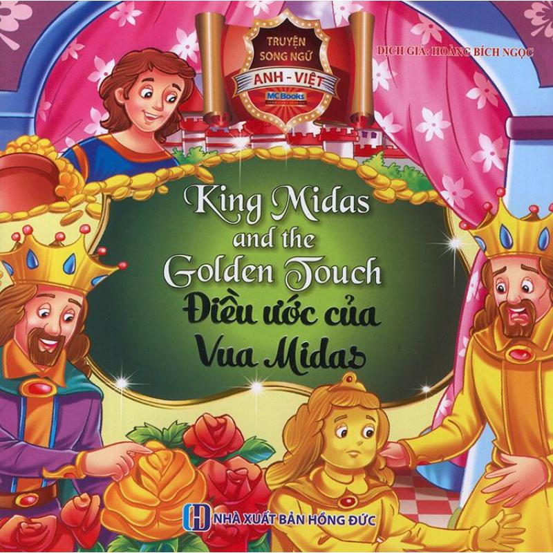 Mua Truyện song ngữ Anh Việt - King Midas and the golden touch - Điều ước của vua Midas