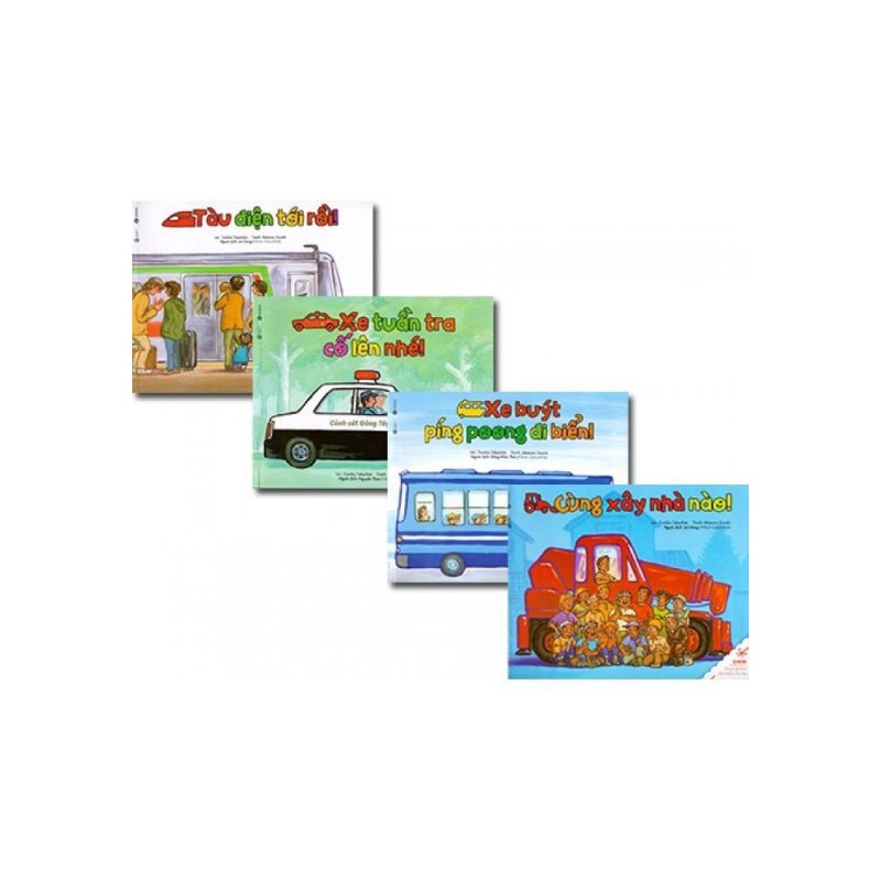 Mua Truyện Tranh Ehon Phương Tiện Giao Thông (Bộ 4 Cuốn)