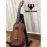 Ukulele 21 màu Coffee trơn bóng tặng kèm bao đựng + sách học + dây sơ cua + phím gẩy- HÀNG CÓ SẴN