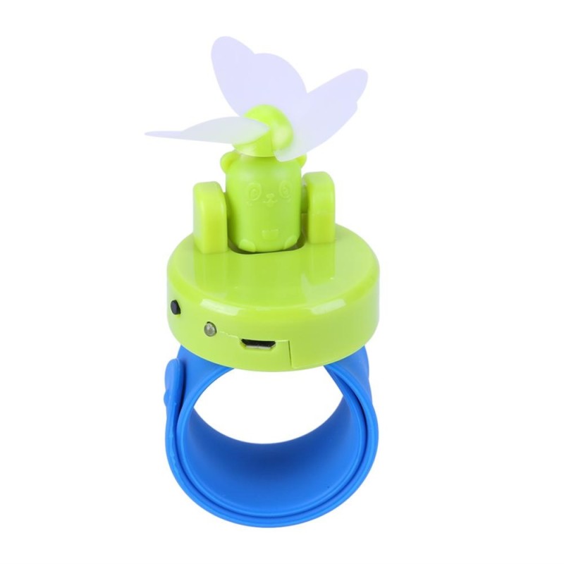 Bảng giá 1pc 360 5V Mini Portable USB Wrist Fan Cooler Lamp(Green) - intl