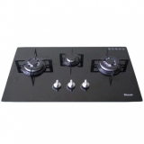 Bếp gas âm 3 lò Rinnai RVB-312BG (Đen)