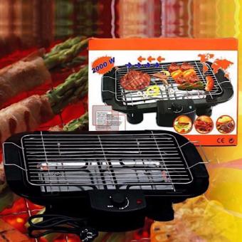 Bếp nướng điện không khói Electric barbecue grill 2000W (Đen)  
