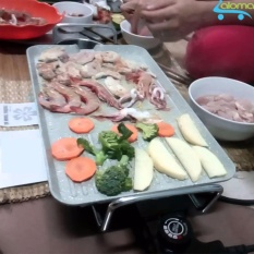 Bếp nướng điện không khói men đá hoa cương chống dính SHD-4600
