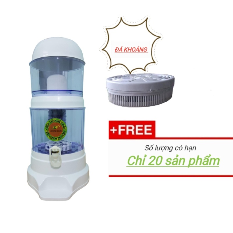 bình lọc nước uống trực tiếp 15L tặng 1 đá khoáng