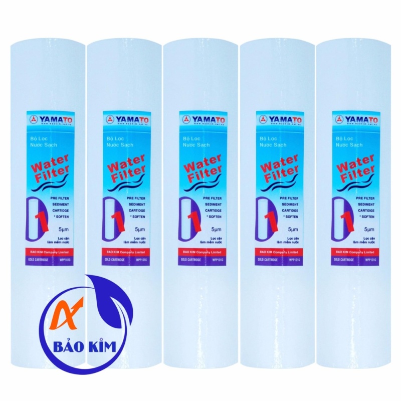Bộ 5 lõi lọc số 1 PP 10 inch Yamato (trắng)