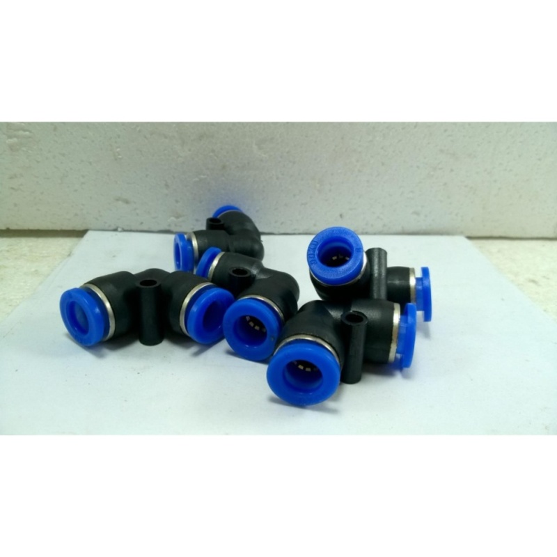 Bảng giá Bộ 5 phụ kiện máy phun sương cút góc nối nhanh ống 6mm
