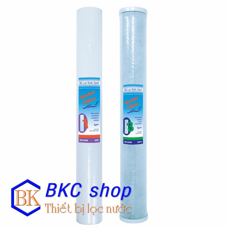 Bộ sản phẩm 2 lõi lọc (lõi lọc số 1 & lõi lọc số 3) 20 inch