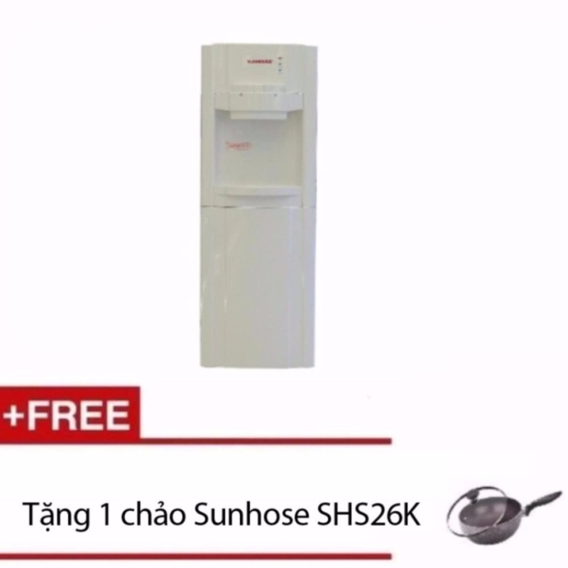 Cây nước nóng lạnh Sunhouse SHD9610 (Trắng) + Tặng chảo sâu Sunhouse SHS26K