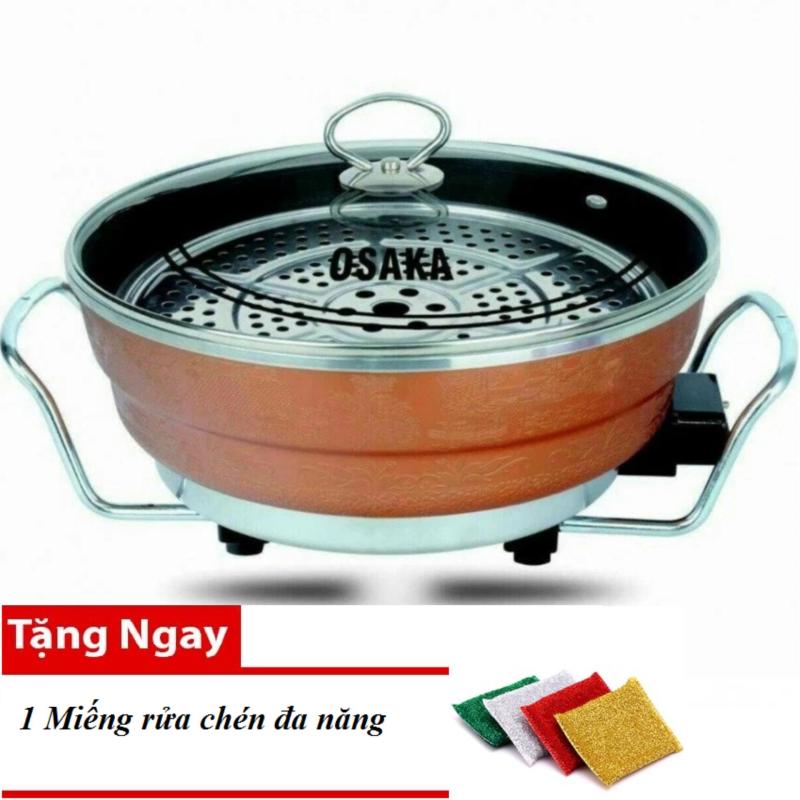 Chảo lẩu điện đa năng Osaka 7903s + Tặng miếng rửa chén