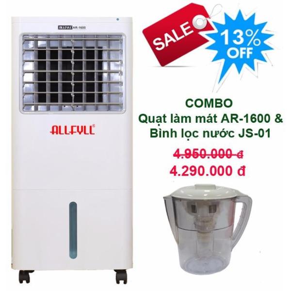 Bảng giá Combo air cooler Allfyll Thailand AR-1600 + Mini pitcher filter JS-01