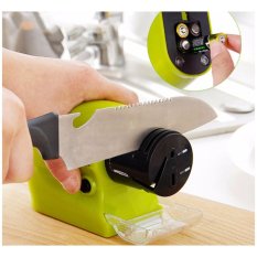 Dụng cụ mài dao & kéo đa năng dùng pin Swifty Sharp - Dụng Cụ Mài Dao Kéo Đa Năng, Cách Mài Dao Sắc Bén, Cách Liếc Dao + Tặng hộp đựng tăm bằng nhựa cao cấp VegaVN