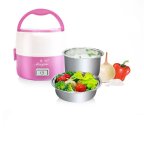 Hộp cơm cắm điện inox 2 tầng
