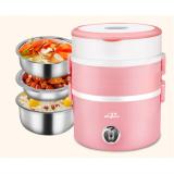 Hộp cơm cắm điện văn phòng 3 ngăn inox PlayBear