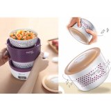 Hộp cơm hâm nóng cắm điện cao cấp lót gốm cách điện kép Bear DFH-S267