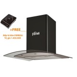Hút mùi siêu êm Ferroli HC703M kính cong, điều khiển cơ