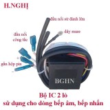 IC bếp gas 2 lò bếp âm bếp nhấn , linh kiện bếp gas