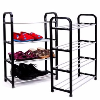 Kệ để Giày Dép 4 Tầng Hợp Kim Siêu Bền Tiện Dụng Loại 1 ( Xanhcốm)+ Móc Khóa Thông Minh July 2018 - 2 Kệ để giày dép 4 tầng hợp kim siêu bền tiện dụng Loại 1 ( Xanhcốm)+ Móc khóa thông minh - 2